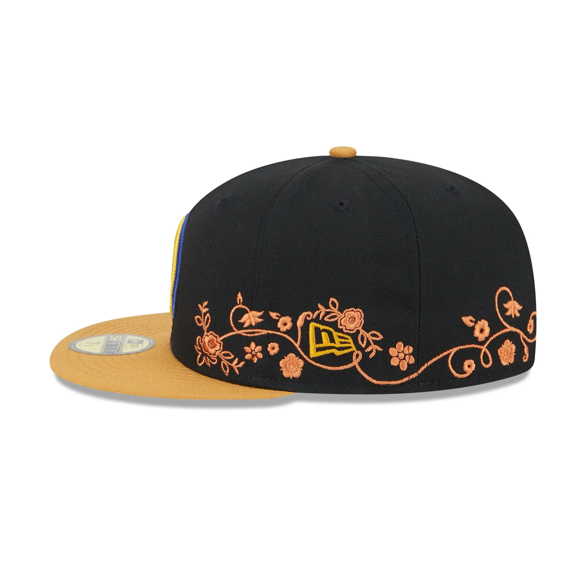 Golden State Warriors Floral Vine 59FIFTY Fitted Hat sold by New Era product image thumbnail 4