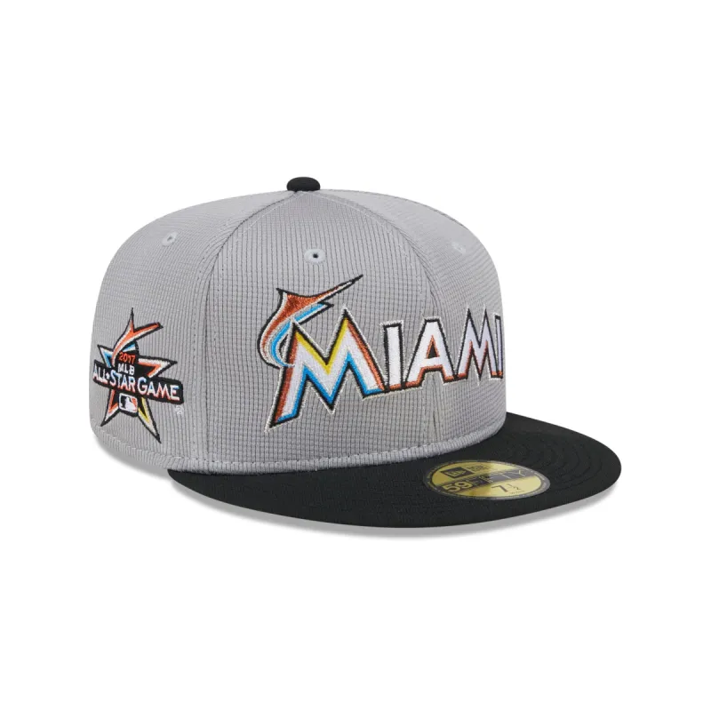 Miami Marlins Pivot Mesh 59FIFTY Fitted Hat sold by New Era