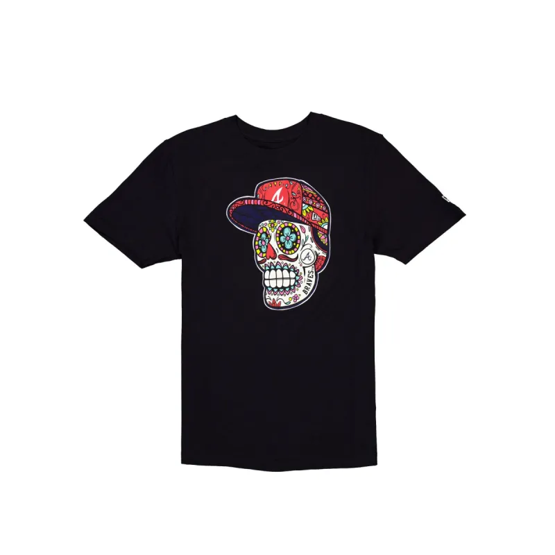 Atlanta Braves Sugar Skull T-Shirt made by New Era