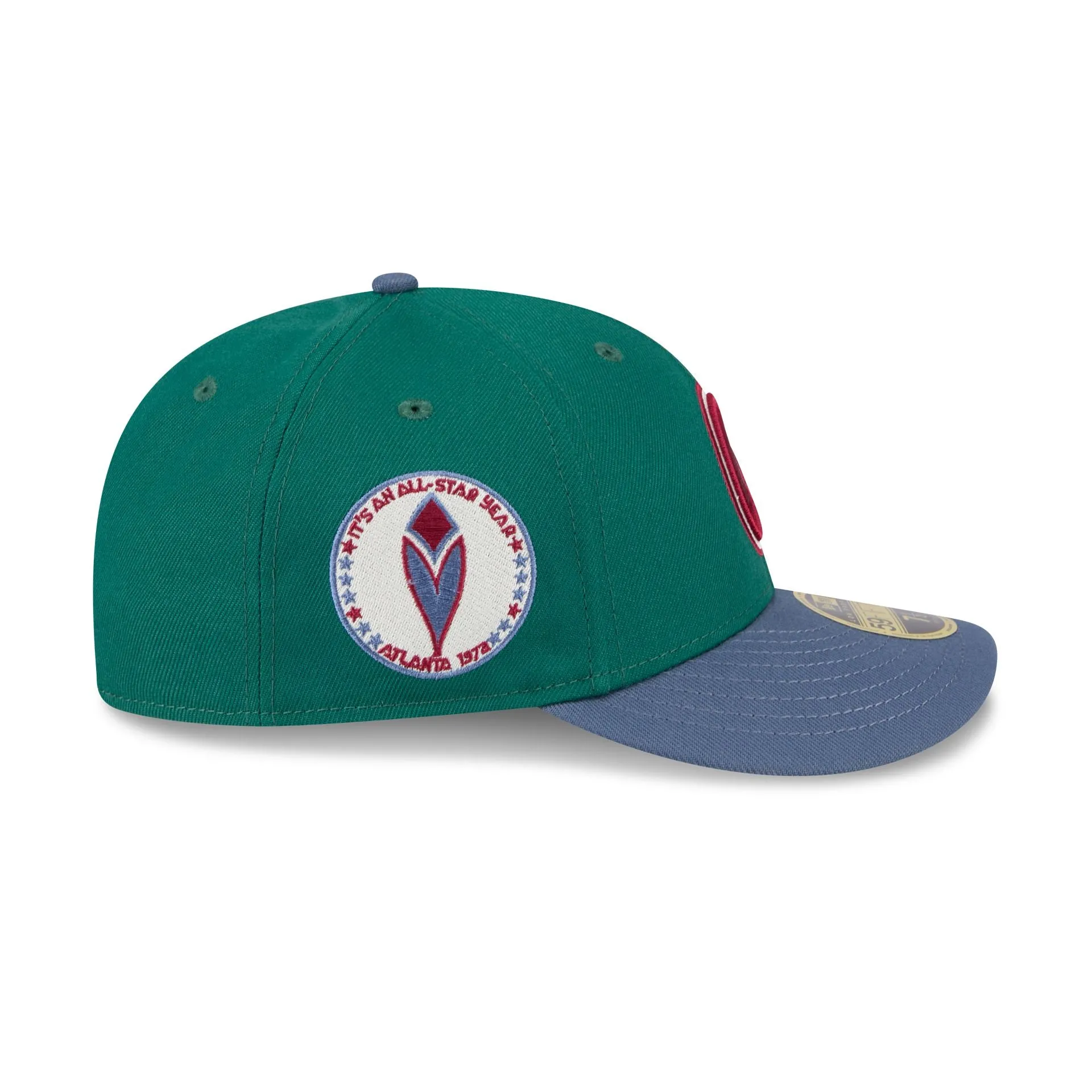 Atlanta Braves Green Gemstone Low Profile 59FIFTY Fitted Hat sold by New Era product image thumbnail 4