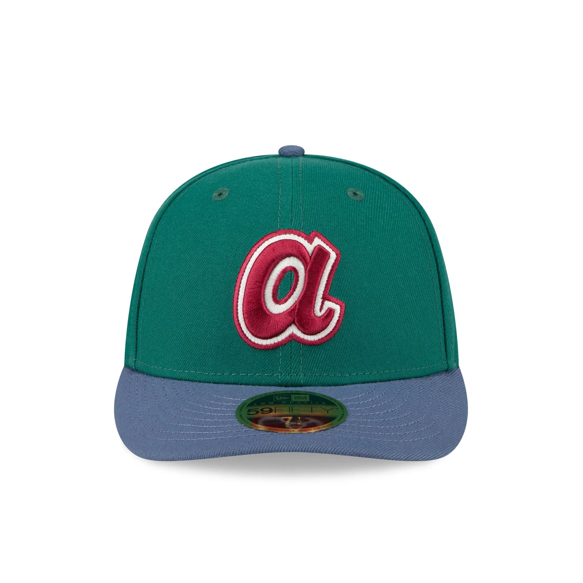 Atlanta Braves Green Gemstone Low Profile 59FIFTY Fitted Hat sold by New Era product image thumbnail 2