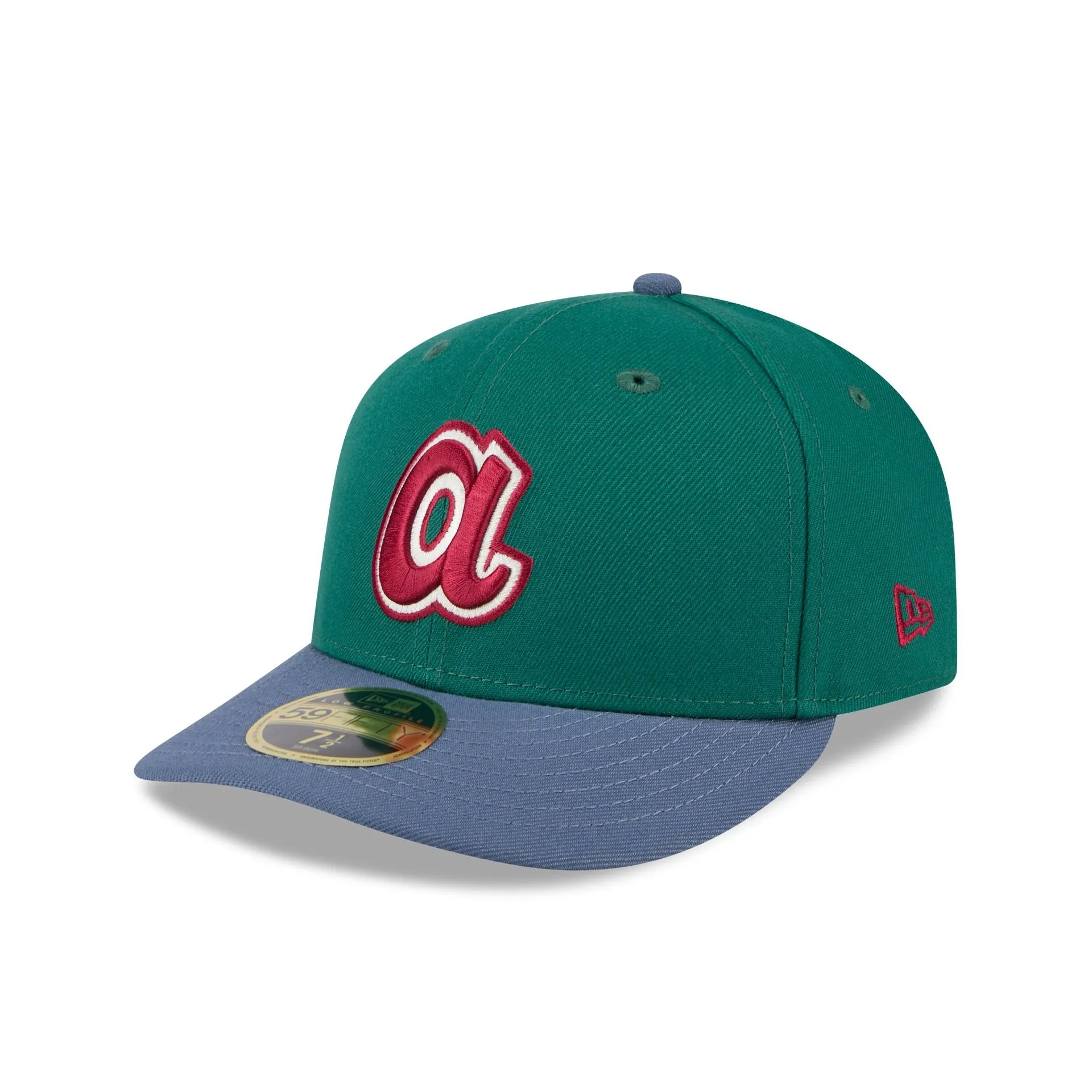 Atlanta Braves Green Gemstone Low Profile 59FIFTY Fitted Hat sold by New Era product image thumbnail 3