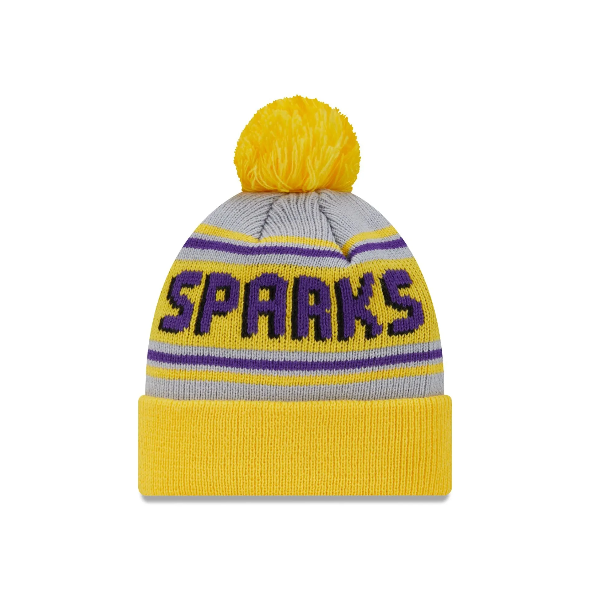 Los Angeles Sparks 2024 Team Pom Knit Hat sold by New Era product image thumbnail 2