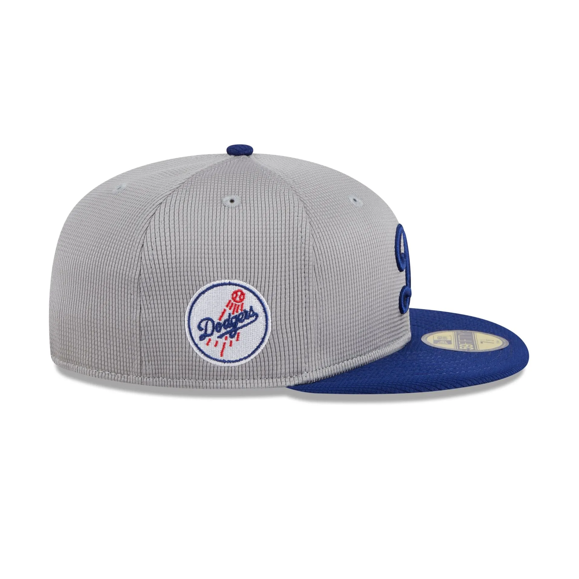 Los Angeles Dodgers 2024 Batting Practice Gray 59FIFTY Fitted Hat sold by New Era product image thumbnail 5