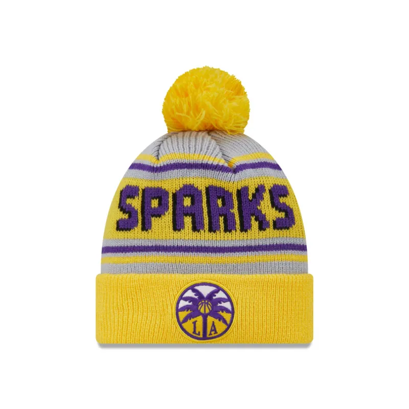 Los Angeles Sparks 2024 Team Pom Knit Hat sold by New Era