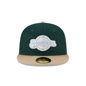 Milwaukee Brewers Emerald 59FIFTY Fitted Hat sold by New Era