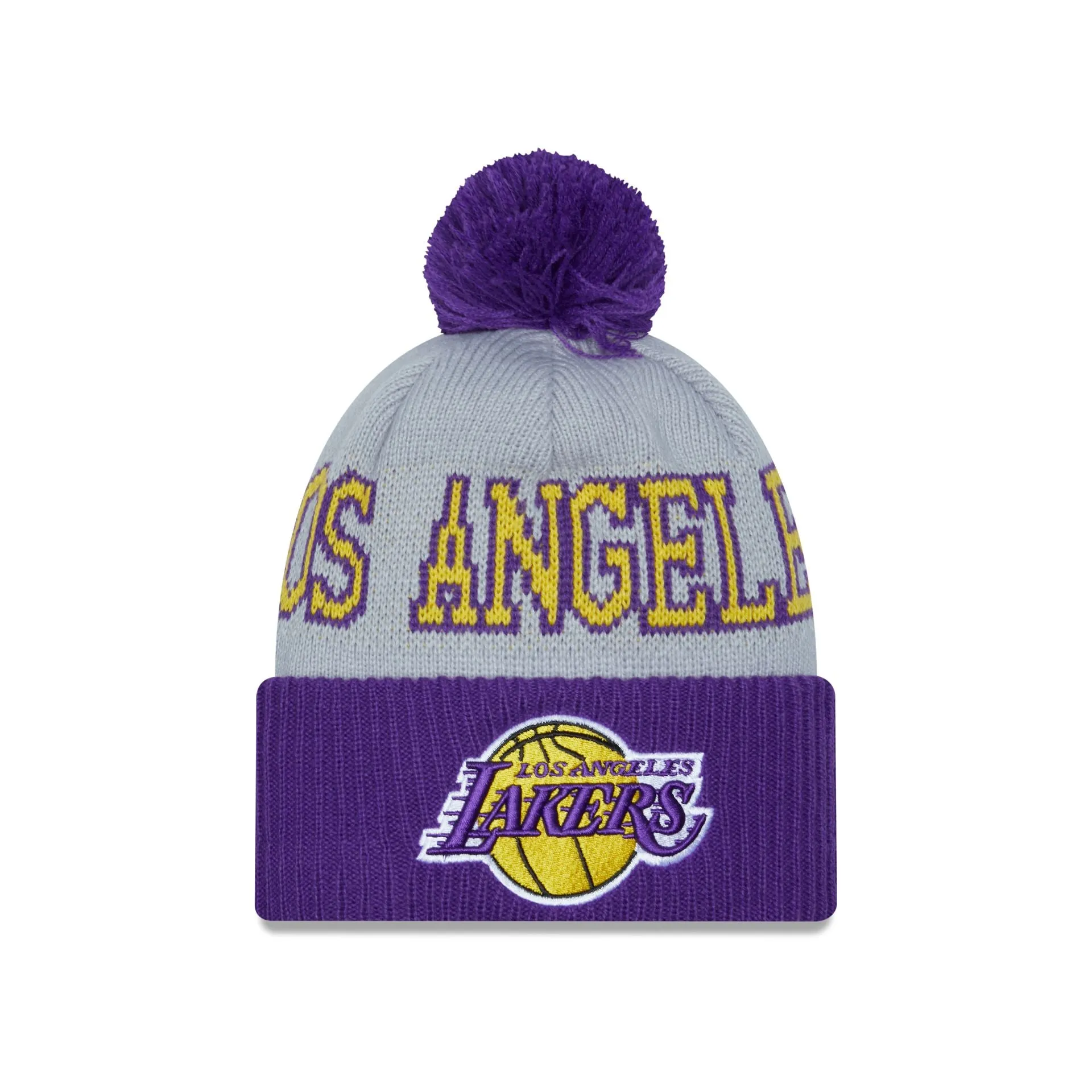 Los Angeles Lakers 2023 Tip-Off Pom Knit Hat sold by New Era