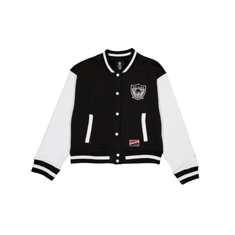 Las Vegas Raiders Throwback Fleece Women's Jacket sold by New Era