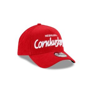 Nebraska Cornhuskers Collegiate Corduroy 9FORTY A-Frame Snapback Hat sold by New Era