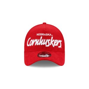 Nebraska Cornhuskers Collegiate Corduroy 9FORTY A-Frame Snapback Hat sold by New Era