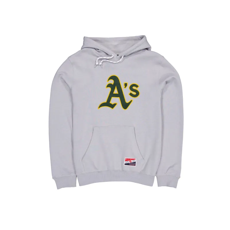 Oakland Athletics Throwback Gray Hoodie sold by New Era