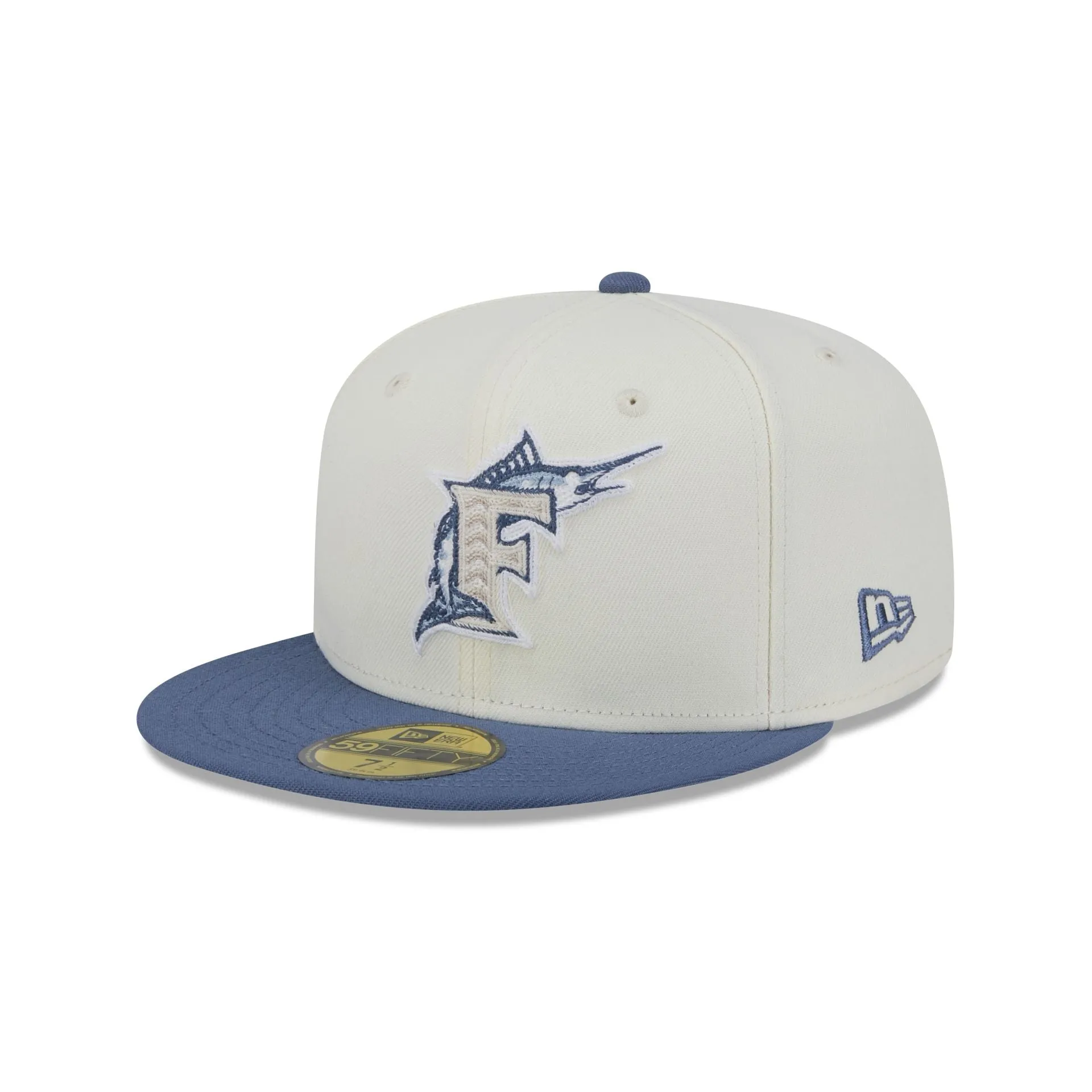 Miami Marlins Wavy Chainstitch 59FIFTY Fitted Hat sold by New Era product image thumbnail 3