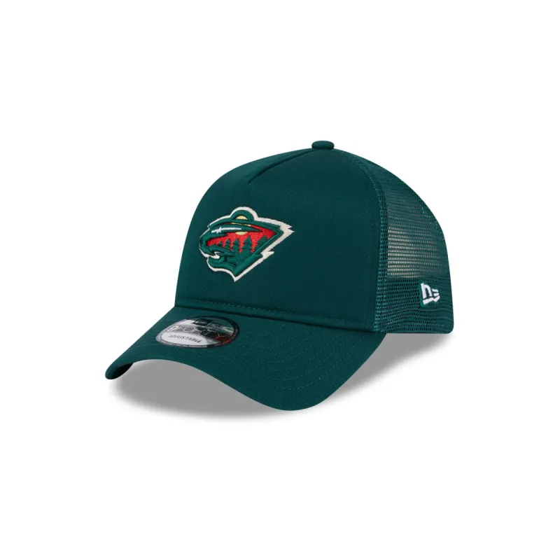 Minnesota Wild 9FORTY A-Frame Trucker Hat sold by New Era