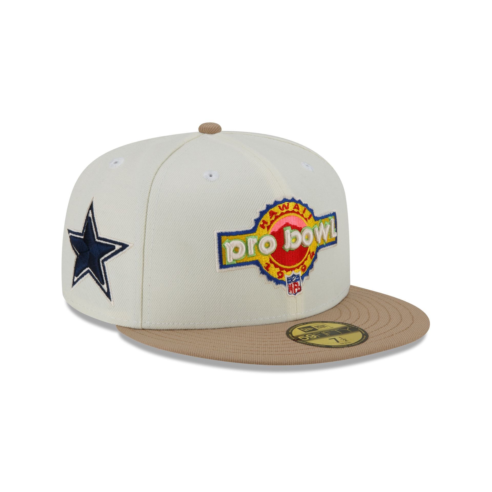 Just Caps Camel Visor Dallas Cowboys 59FIFTY Fitted Hat sold by New Era