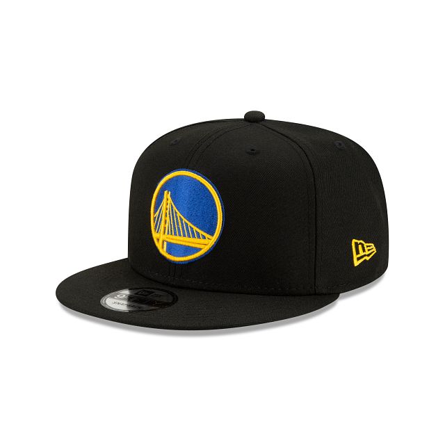 Golden State Warriors Basic Black 9FIFTY Snapback Hat sold by New Era