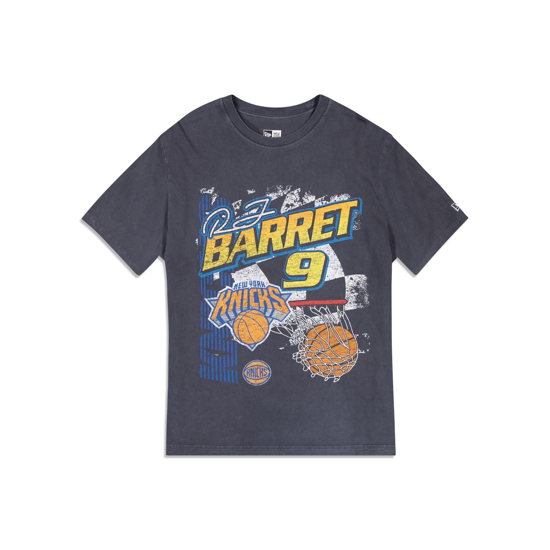 New York Knicks 2024 Rally Drive RJ Barrett T-Shirt sold by New Era