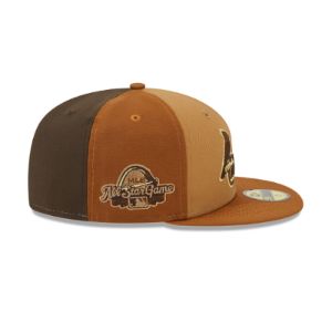 St. Louis Cardinals Tri-Tone Brown 59FIFTY Fitted Hat sold by New Era