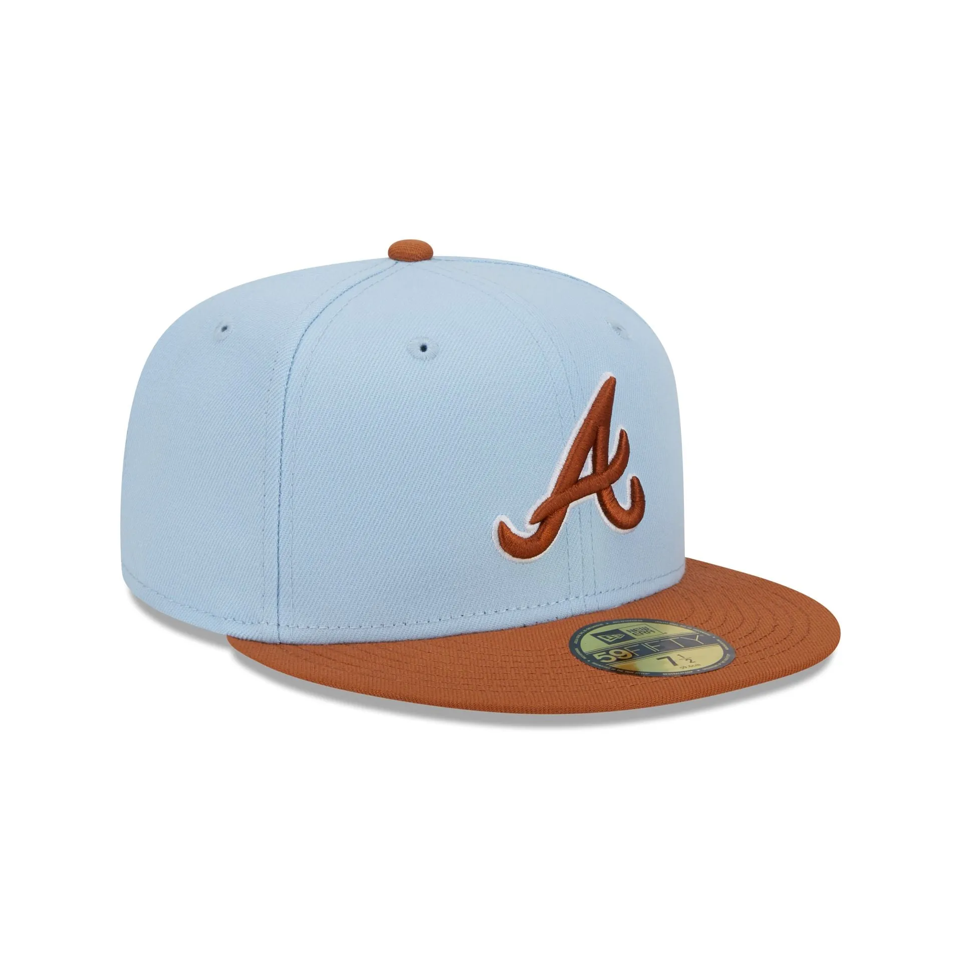 Atlanta Braves Color Pack Glacial Blue 59FIFTY Fitted Hat sold by New Era product image thumbnail 3