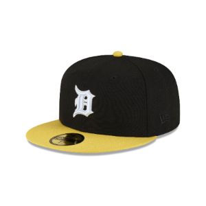 Detroit Tigers Chartreuse Visor 59FIFTY Fitted Hat sold by New Era