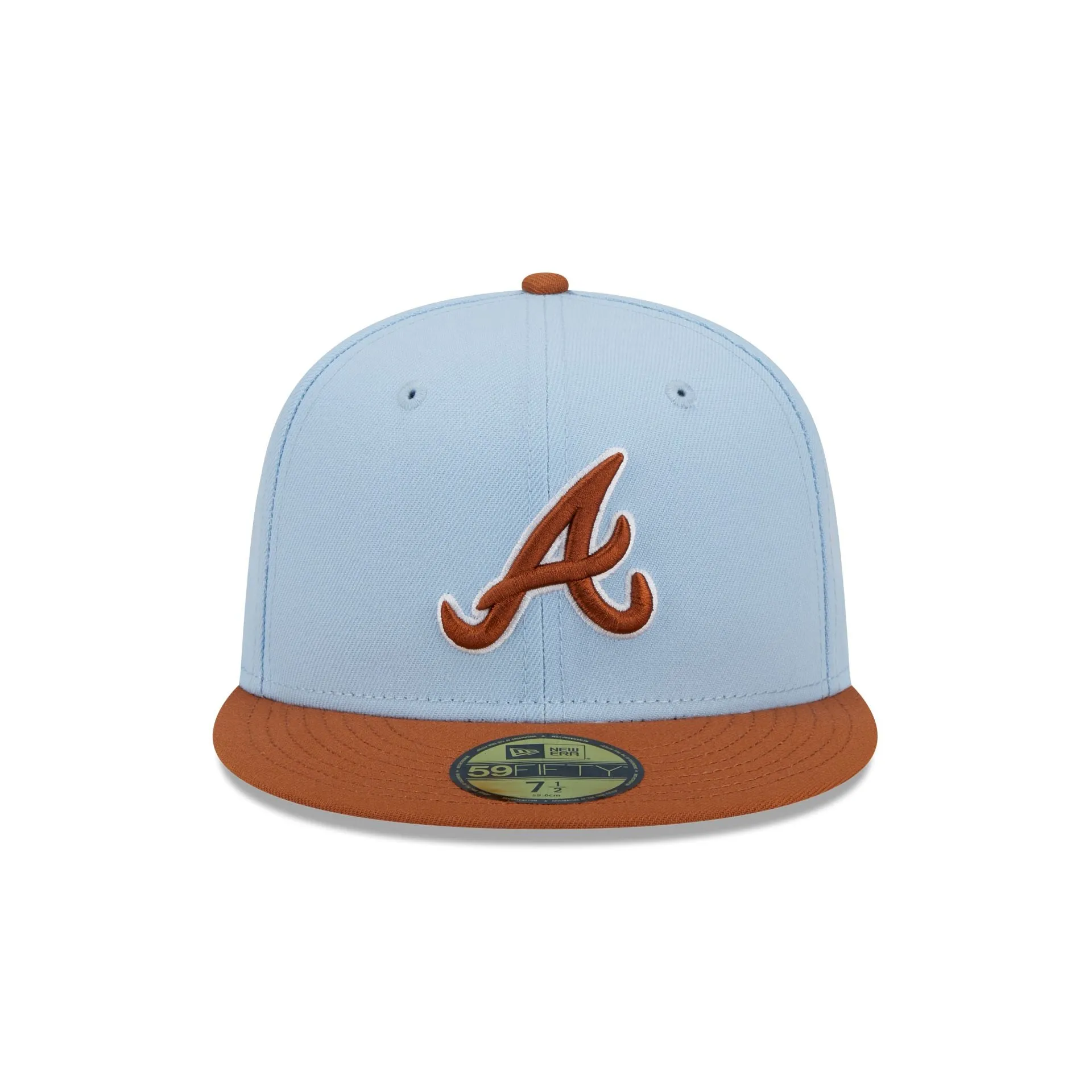Atlanta Braves Color Pack Glacial Blue 59FIFTY Fitted Hat sold by New Era product image thumbnail 2