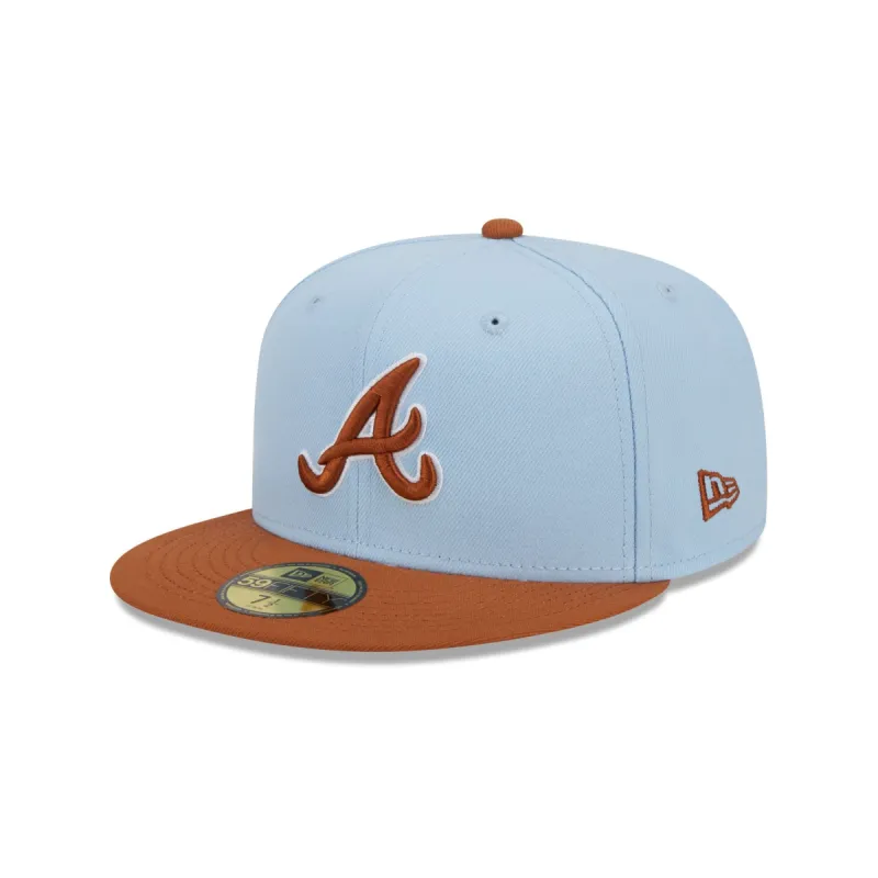 Atlanta Braves Color Pack Glacial Blue 59FIFTY Fitted Hat sold by New Era