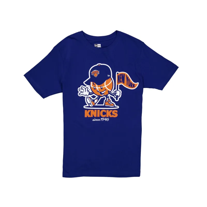 New York Knicks Court Sport Blue T-Shirt sold by New Era