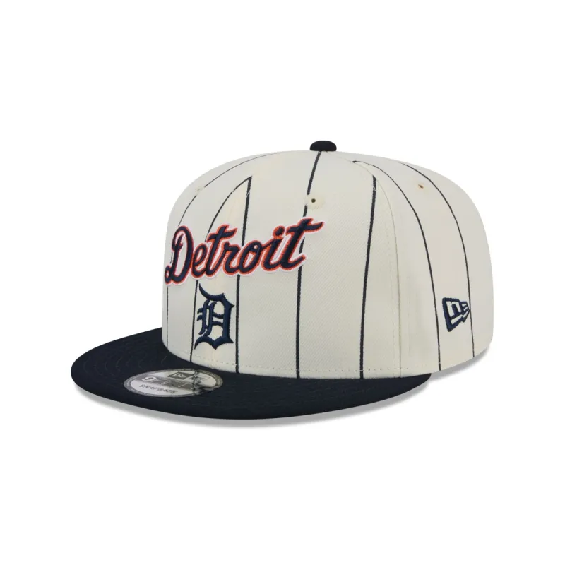 Detroit Tigers Jersey Pinstripe 9FIFTY Snapback Hat sold by New Era