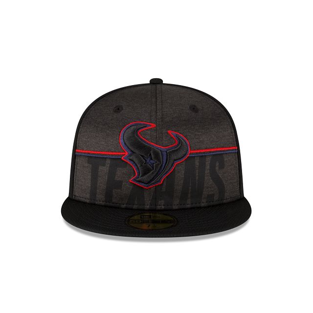 Houston Texans 2023 Training Black 59FIFTY Fitted Hat sold by New Era product image thumbnail 2