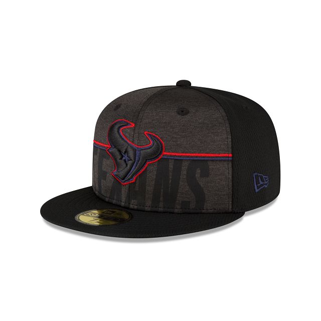 Houston Texans 2023 Training Black 59FIFTY Fitted Hat sold by New Era
