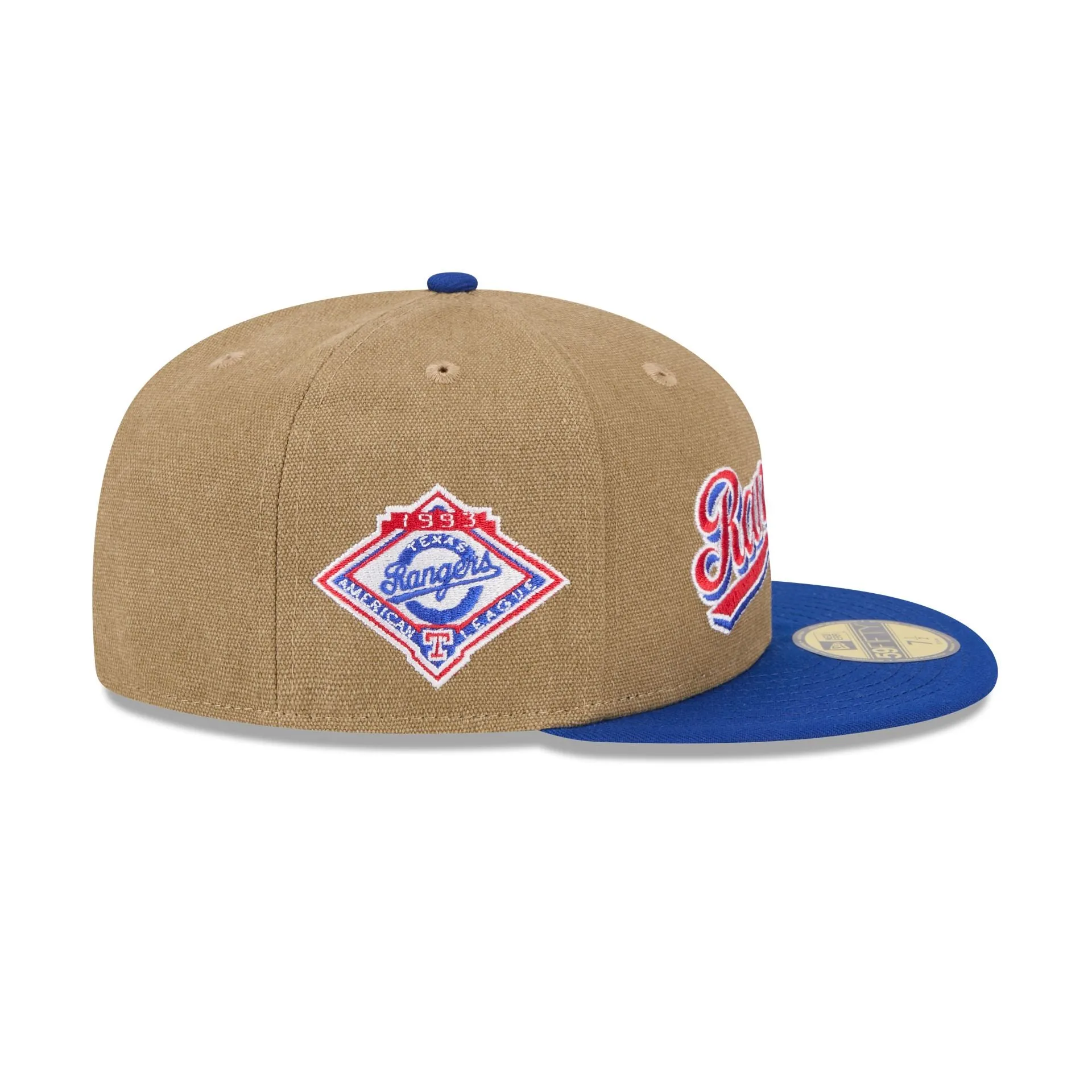 Texas Rangers Canvas Crown 59FIFTY Fitted Hat sold by New Era product image thumbnail 4