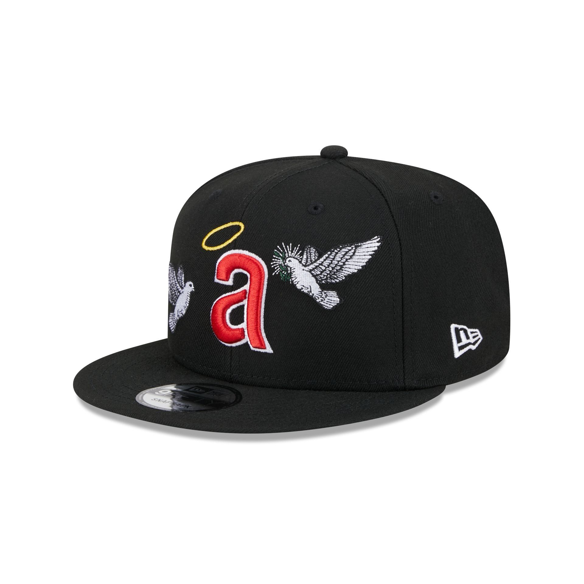 Los Angeles Angels Peace 9FIFTY Snapback Hat sold by New Era