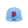 Minnesota Twins Sky Blue 9FIFTY Snapback Hat sold by New Era