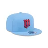 Minnesota Twins Sky Blue 9FIFTY Snapback Hat sold by New Era
