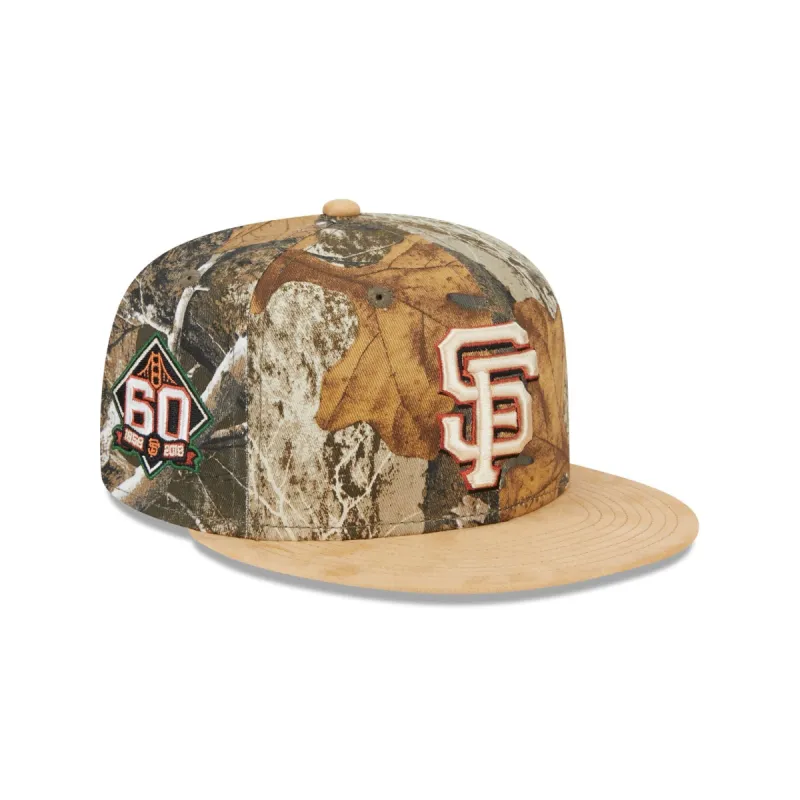 San Francisco Giants Real Tree 59FIFTY Fitted Hat made by New Era