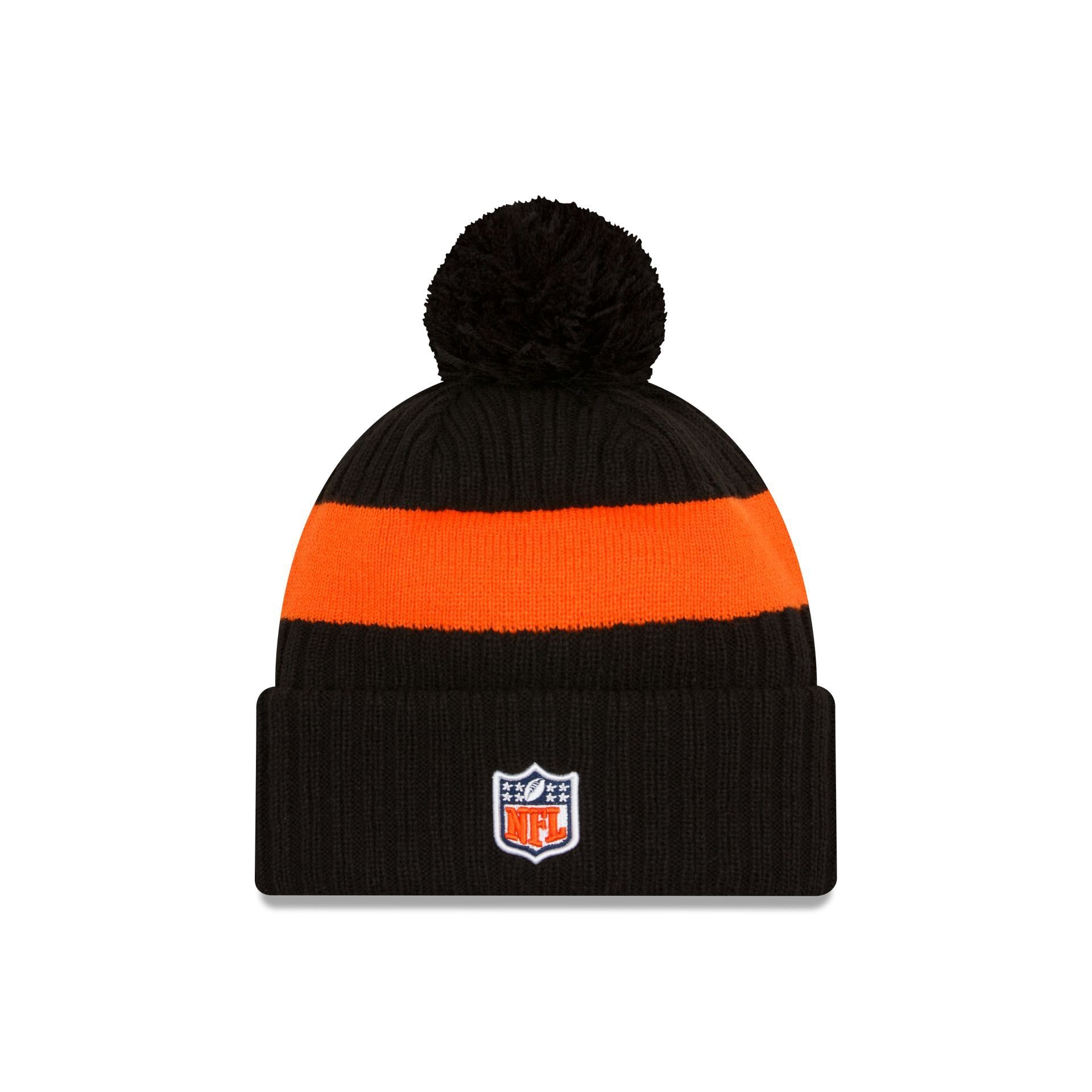Denver Broncos 2023 Cold Weather Black Pom Knit Hat sold by New Era product image thumbnail 2