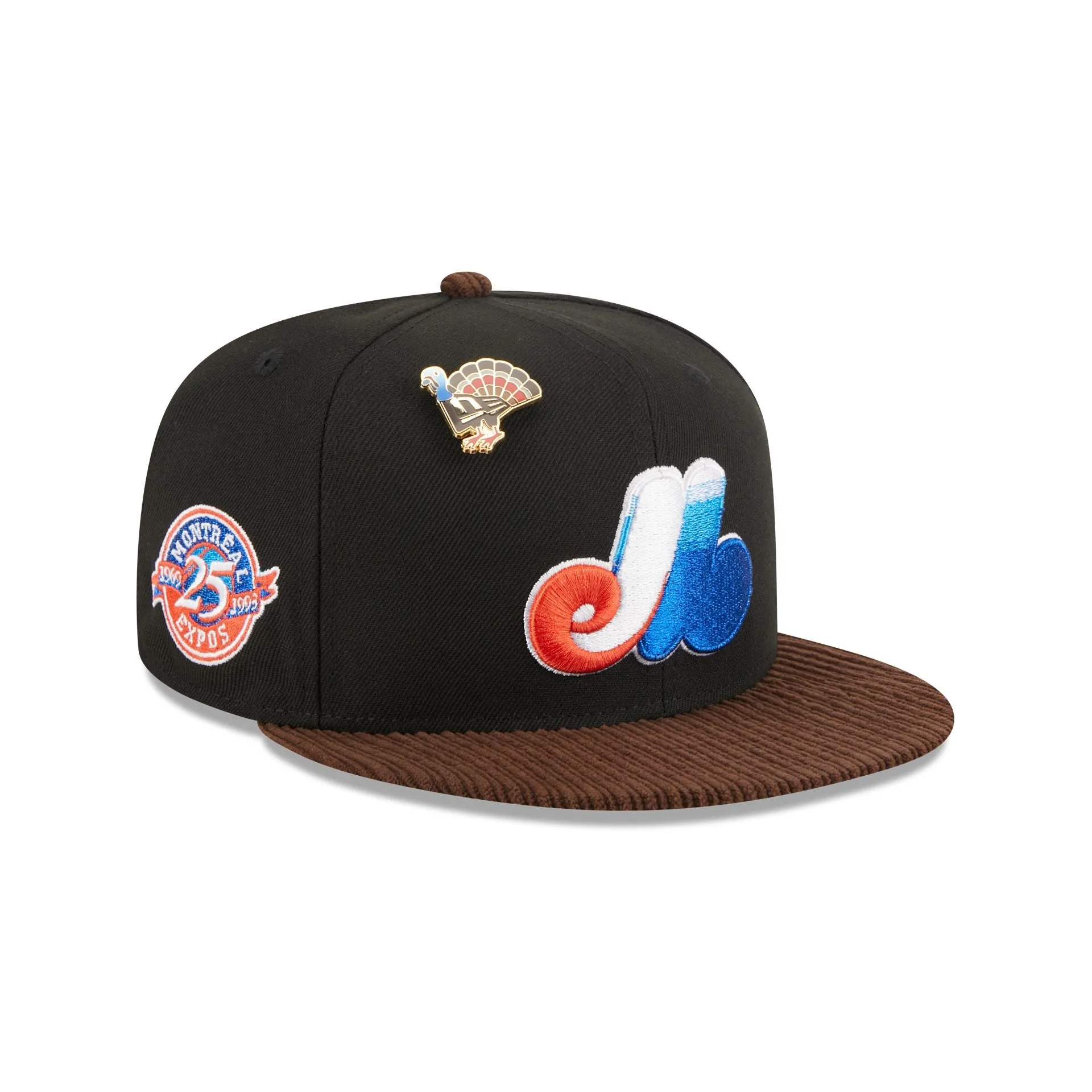 Montreal Expos Feathered Cord 59FIFTY Fitted Hat sold by New Era