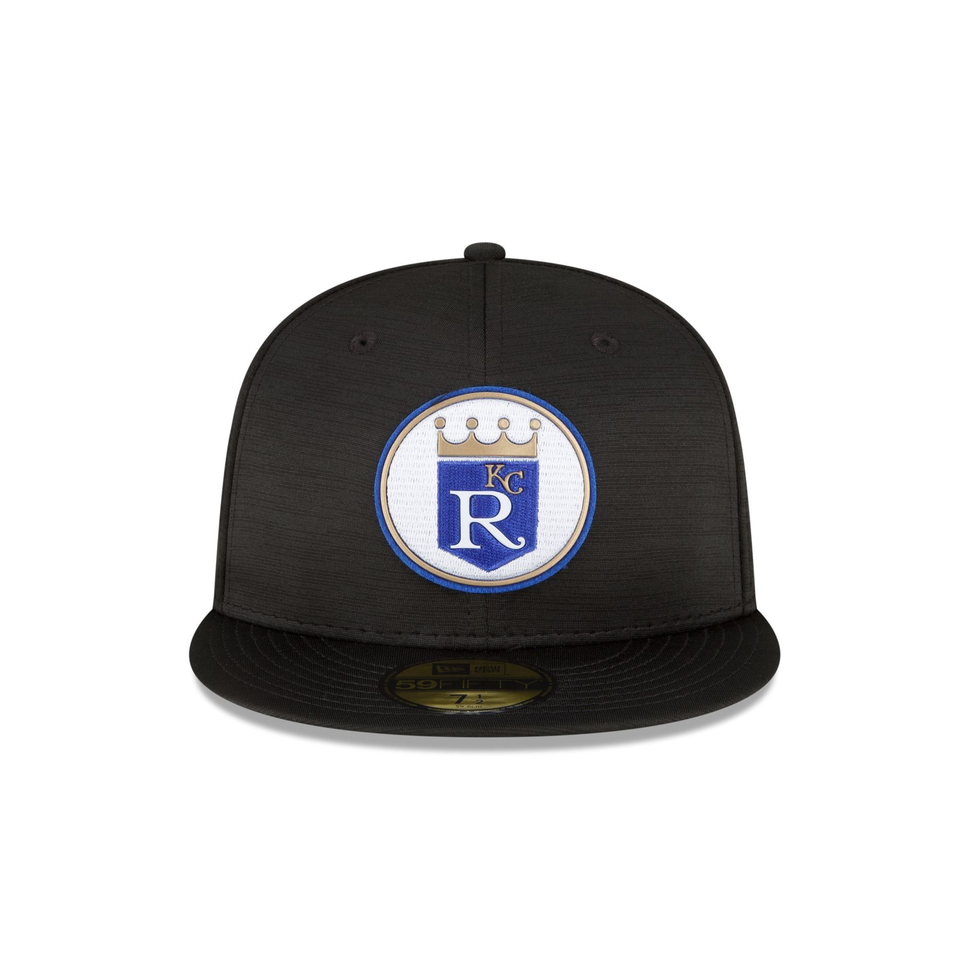 Kansas City Royals 2023 Clubhouse Black 59FIFTY Fitted Hat sold by New Era product image thumbnail 2