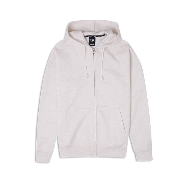 New Era Cap Essential Tan Hooded Zip Up sold by New Era