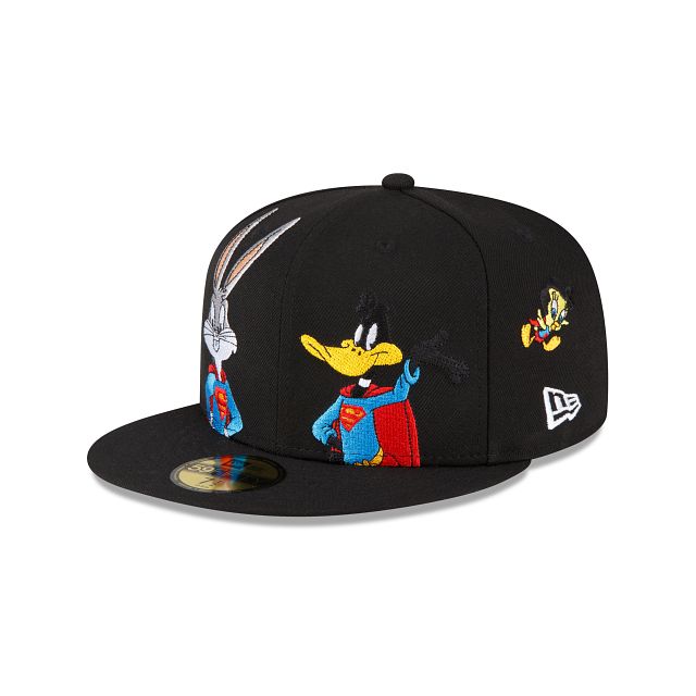 Looney Tunes Mashup Black 59FIFTY Fitted Hat sold by New Era