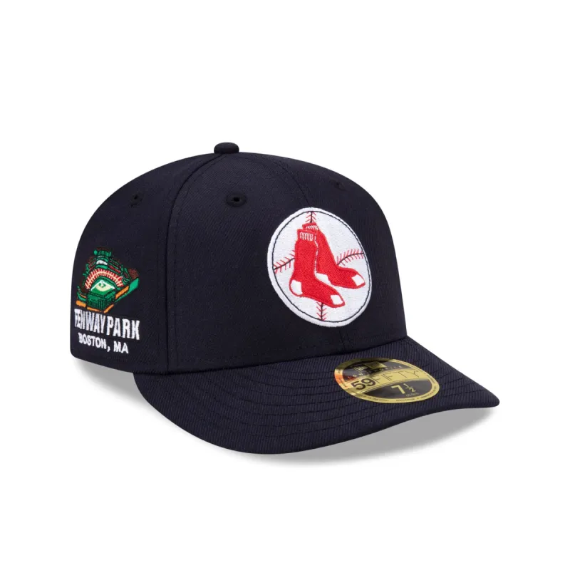 Just Caps Stadium Patch Boston Red Sox Low Profile 59FIFTY Fitted Hat sold by New Era