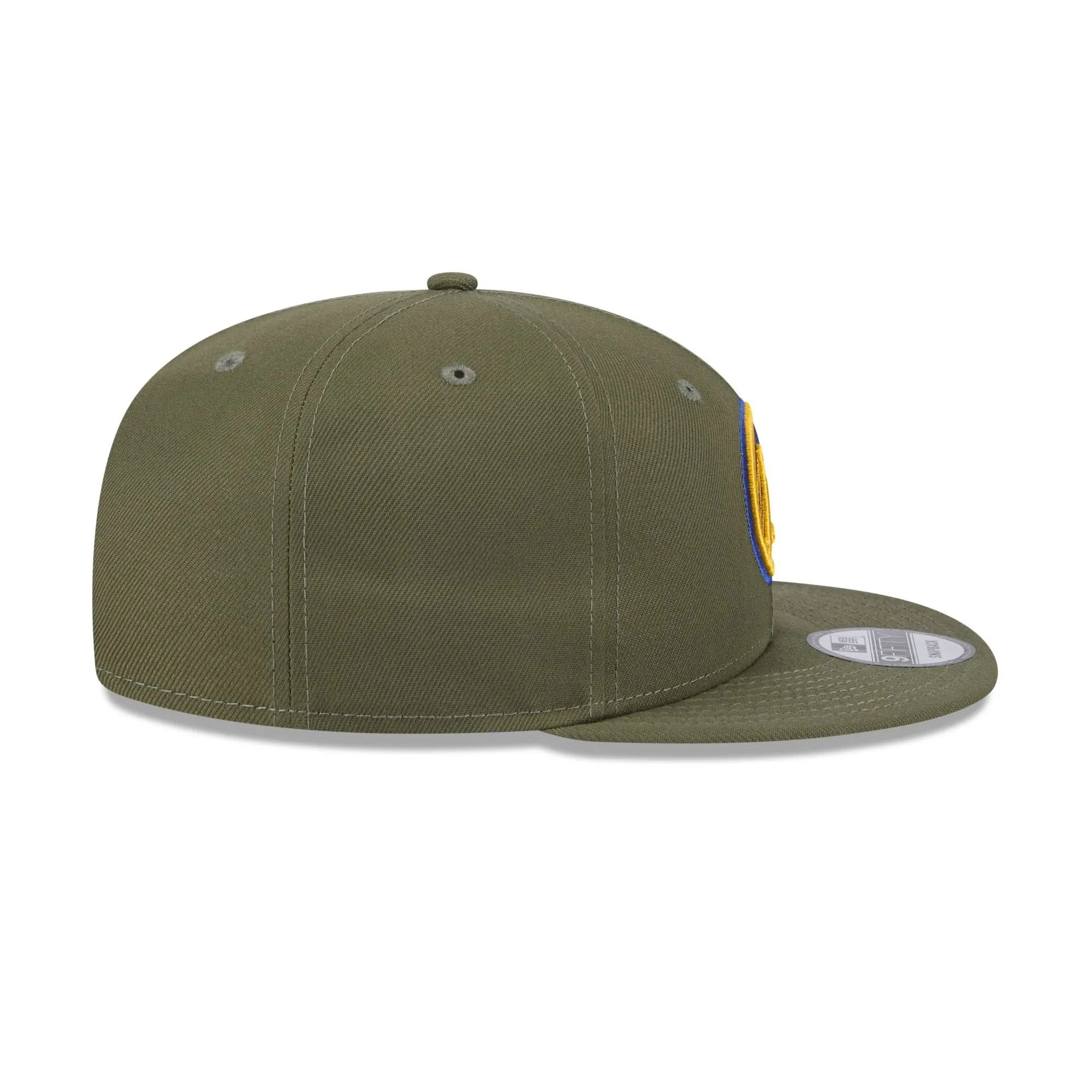 Golden State Warriors Olive 9FIFTY Snapback Hat sold by New Era product image thumbnail 5