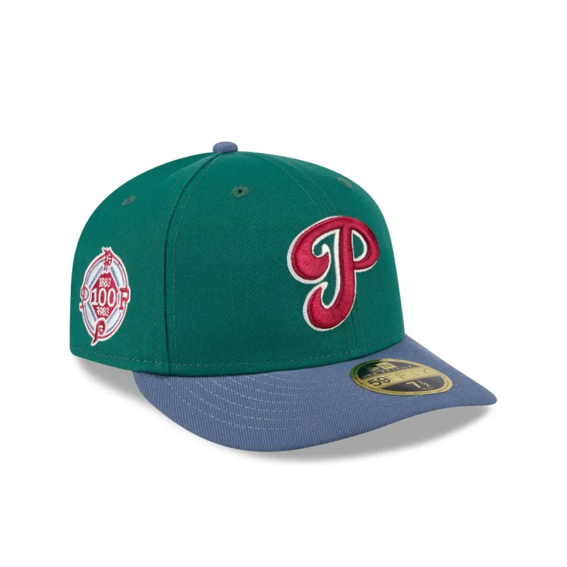 Philadelphia Phillies Green Gemstone Low Profile 59FIFTY Fitted Hat sold by New Era