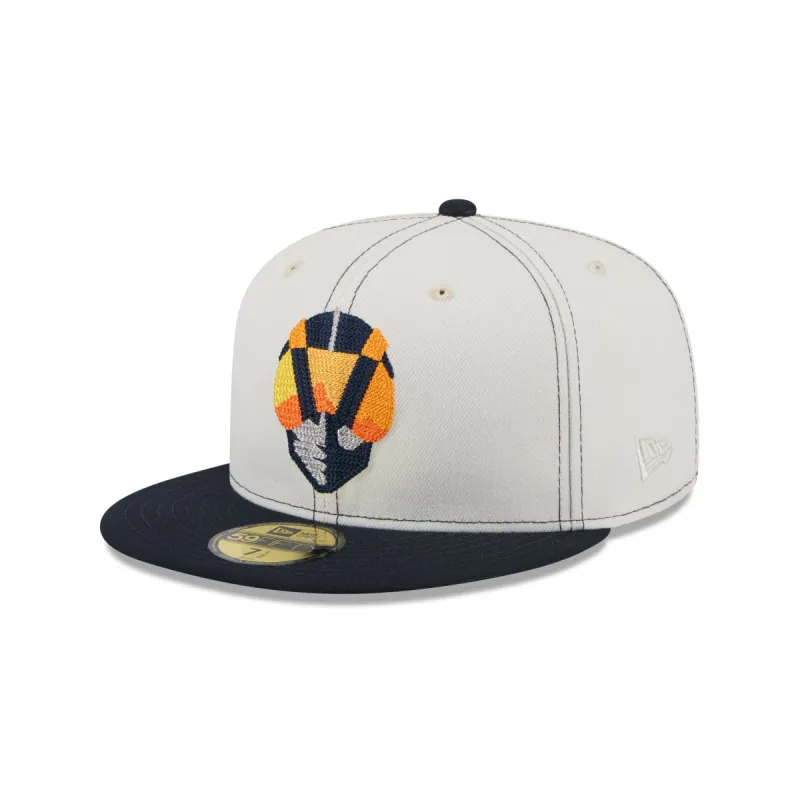 Las Vegas Aviators Sandy Linen 59FIFTY Fitted Hat sold by New Era