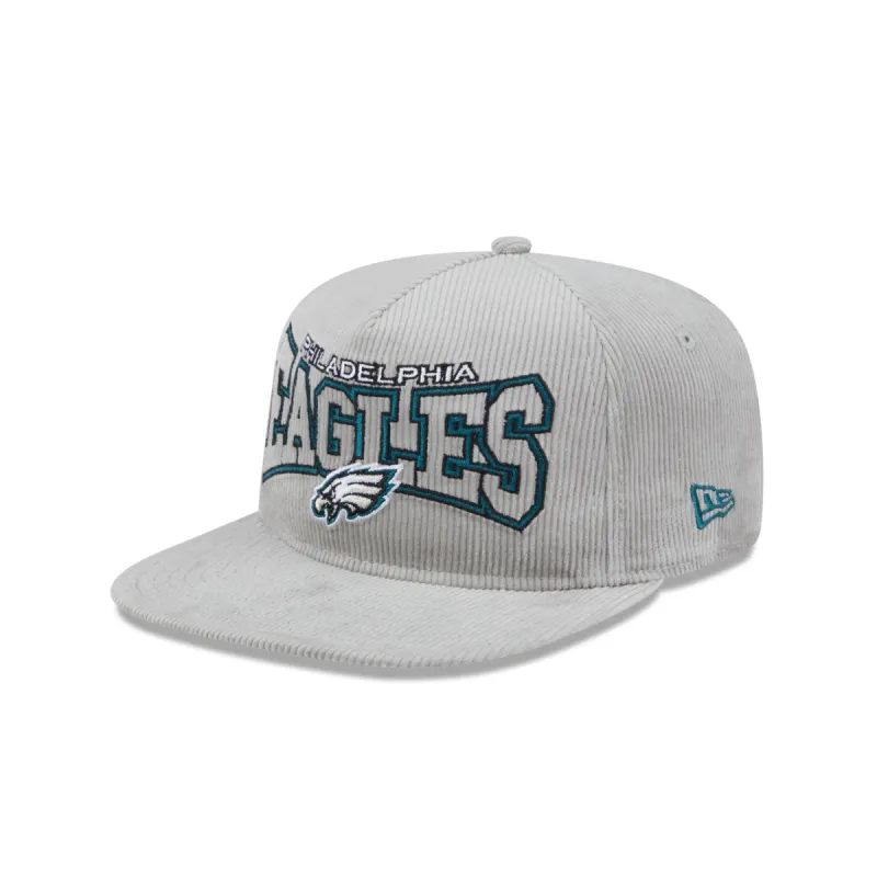 Philadelphia Eagles Gray Cord Golfer Hat sold by New Era