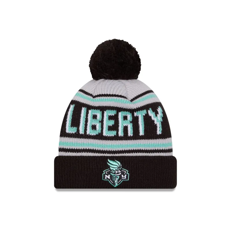 New York Liberty 2024 Team Pom Knit Hat sold by New Era