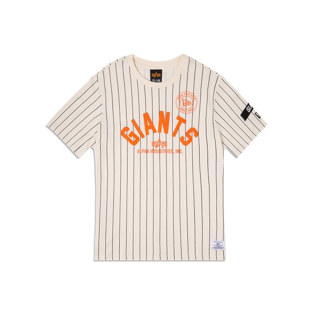 Alpha Industries X San Francisco Giants Striped T-Shirt sold by New Era