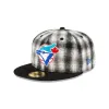 Just Caps Plaid Toronto Blue Jays 59FIFTY Fitted Hat sold by New Era