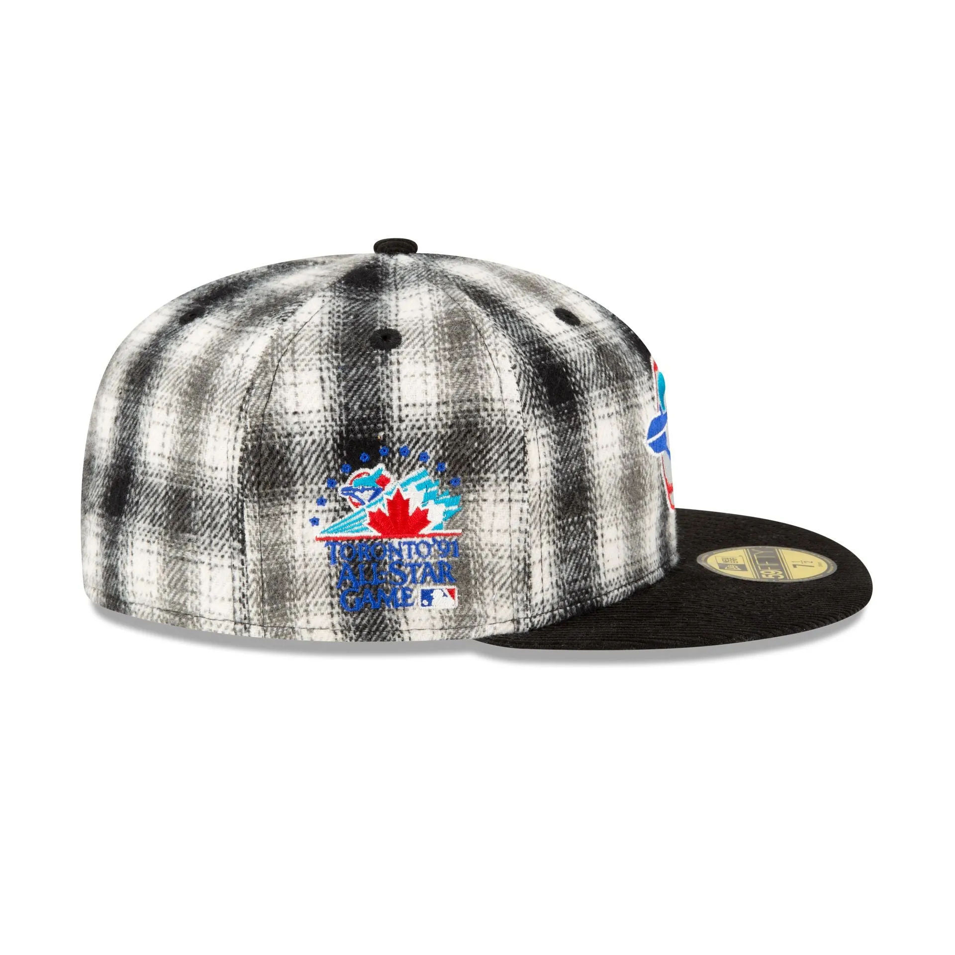 Just Caps Plaid Toronto Blue Jays 59FIFTY Fitted Hat sold by New Era product image thumbnail 4