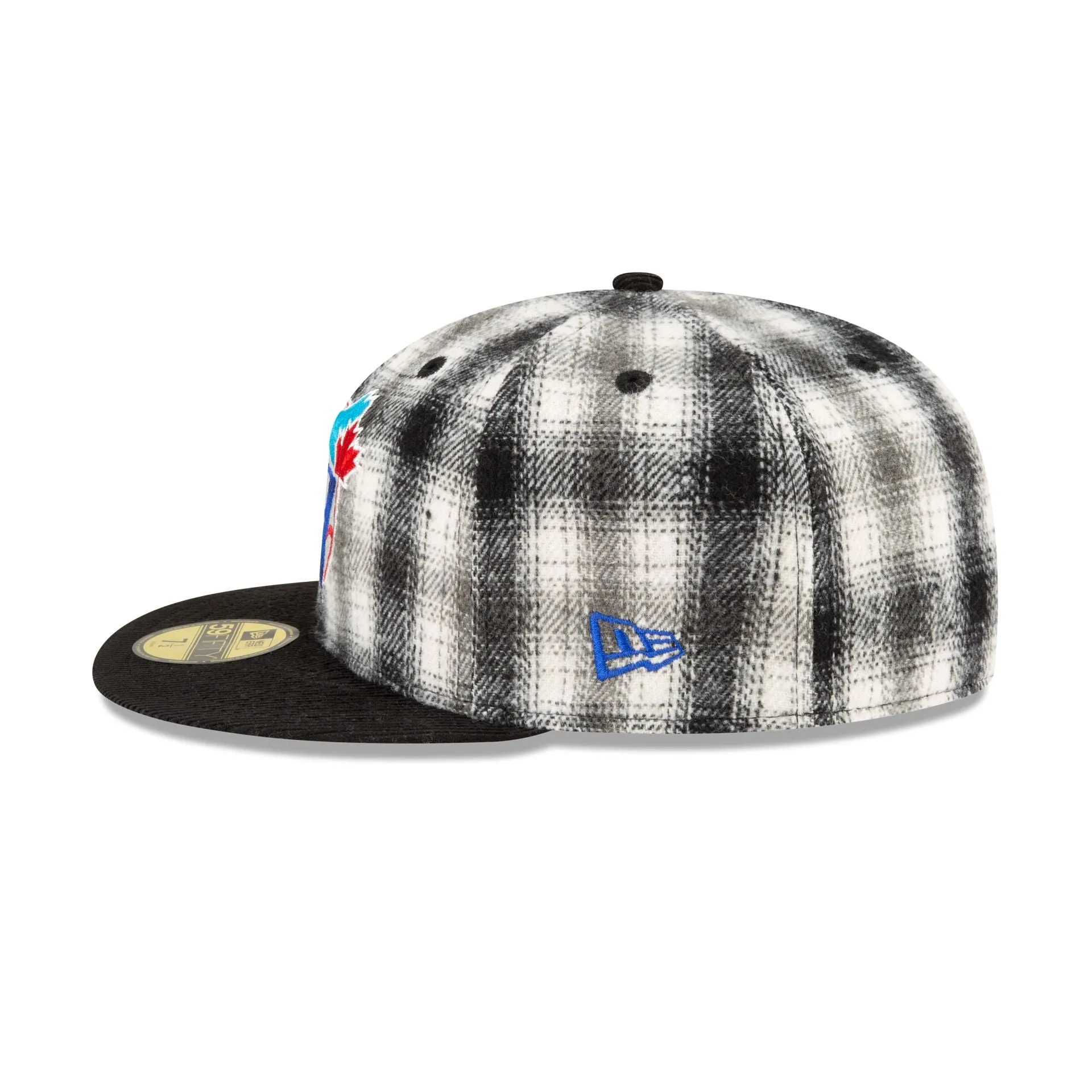 Just Caps Plaid Toronto Blue Jays 59FIFTY Fitted Hat sold by New Era product image thumbnail 5