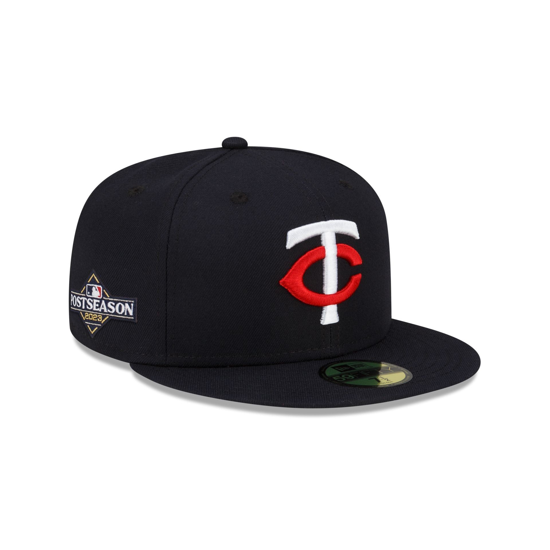 Minnesota Twins 2023 Post Season Side Patch 59FIFTY Fitted Hat sold by New Era